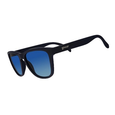 goodr® OG Drinks Seawater, Sees Future, Navy Blue Multicolor Reflective Sunglasses
