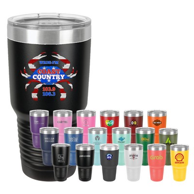 30 Oz. Polar Camel Vacuum Insulated Tumbler w/ Lid